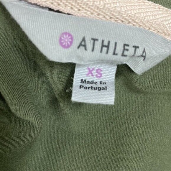 Athleta dress Sunburst nectar V neck green women XS yoga training outdoor - Picture 9 of 11
